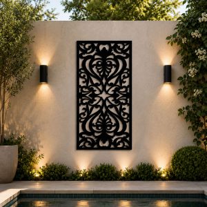 Flower Design Laser Screen
