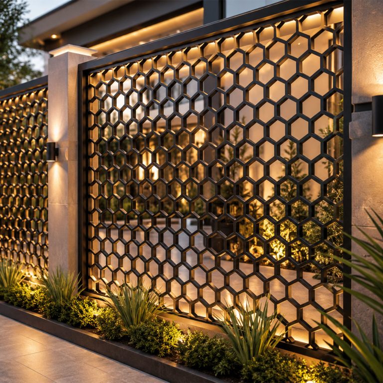 Honeycomb Design Laser Screen