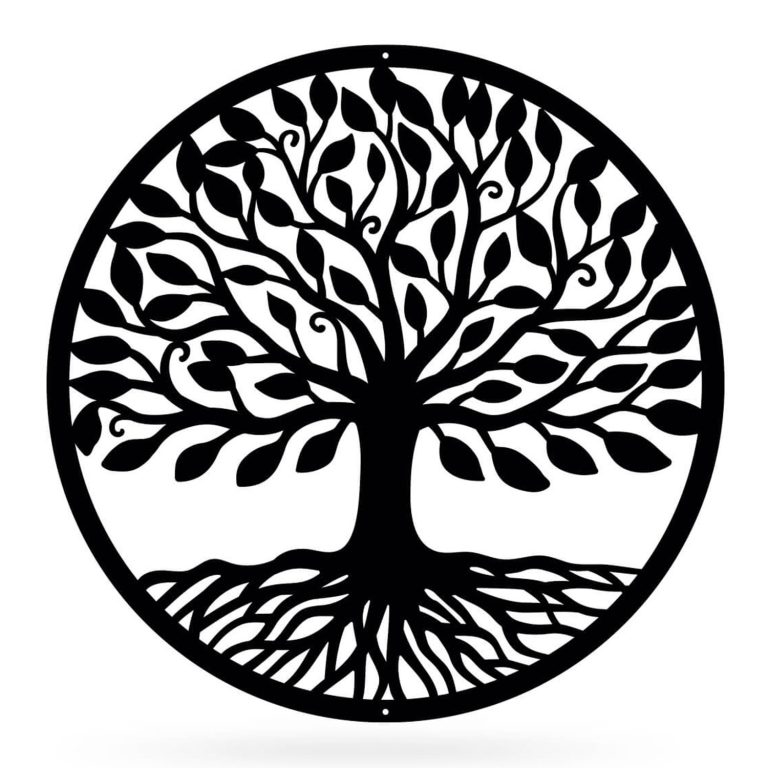 Tree of Life Design Laser Screen