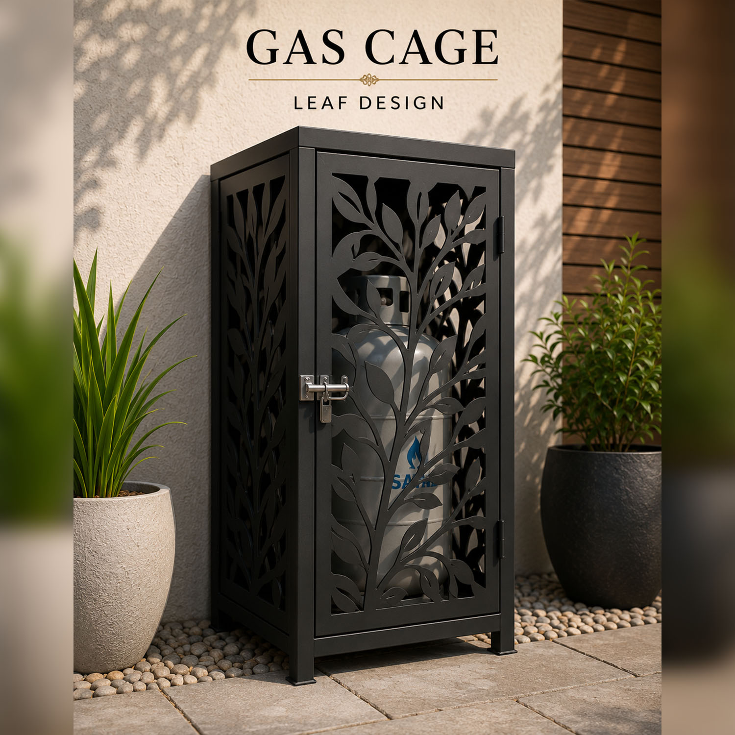 Leaf Design Gas Cage