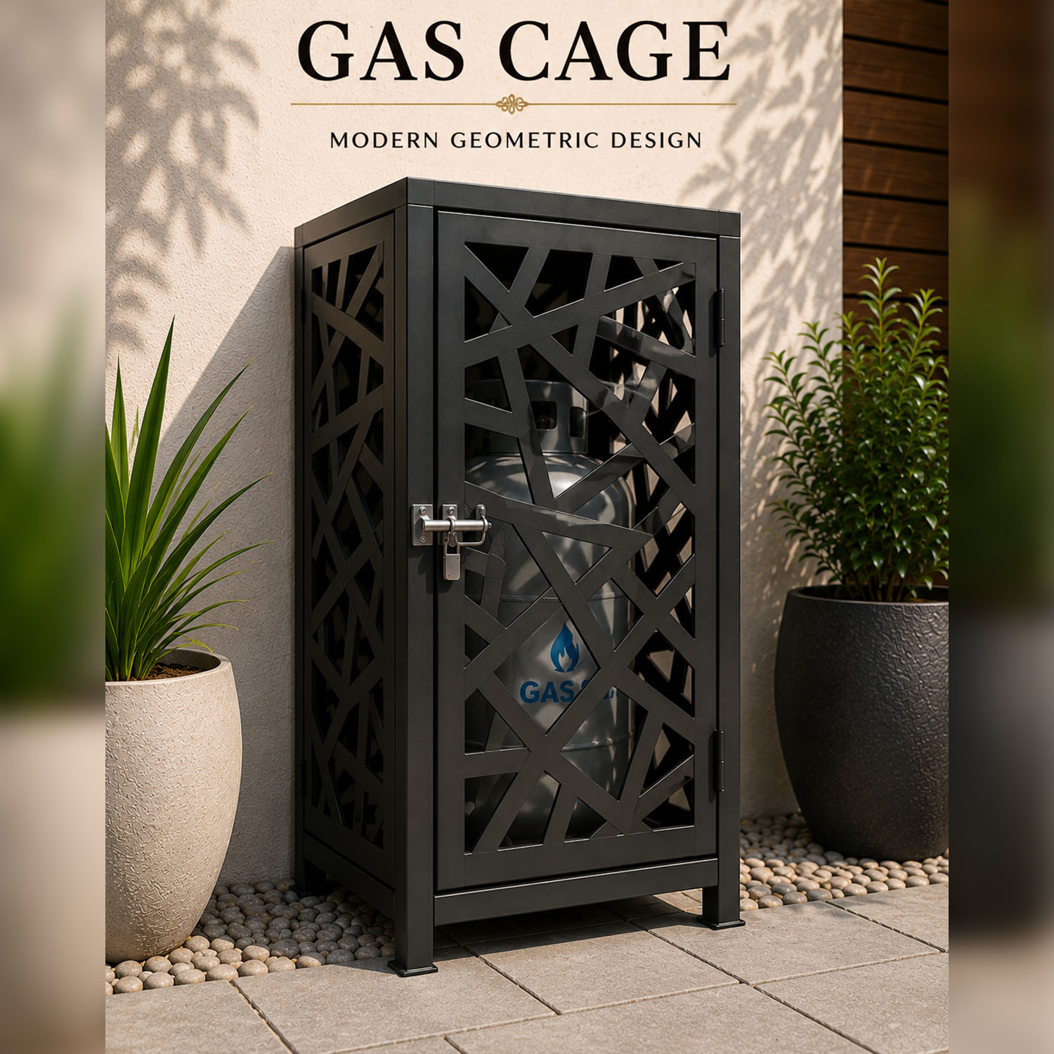 Elegant Leaf Gas Cage