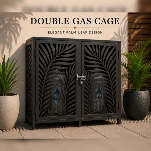 Elegant Leaf Gas Cages Double