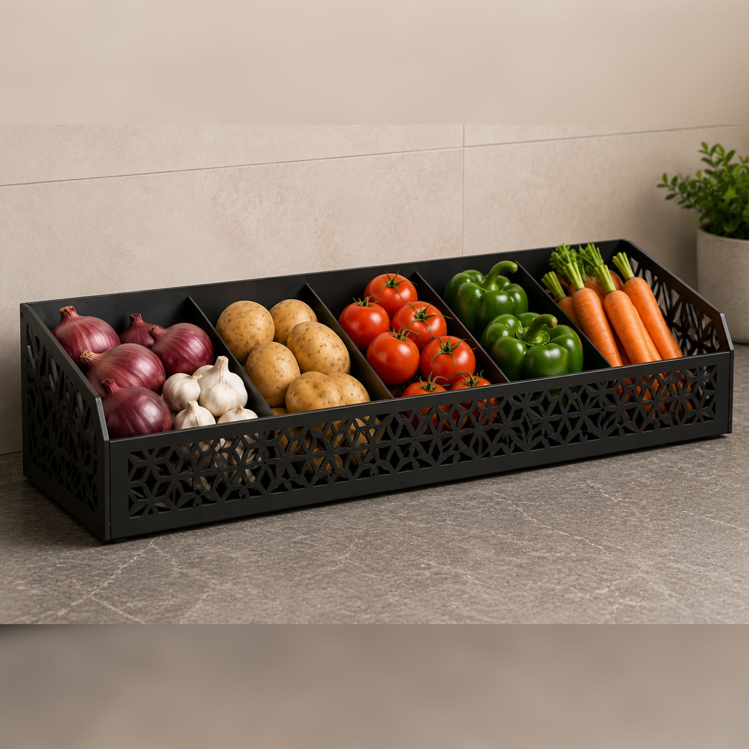 Geograph Vegetable Rack